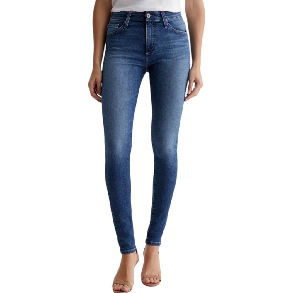 Ag Ed Adriano Goldschmied The Farah High Rise Skinny Blue Jeans size 28
